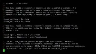 Почтовый сервер с хранением учетных данных в postgresql