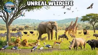 No One Was Supposed to Witness This African Savannah Gathering | 8K Ultra HD 🔥