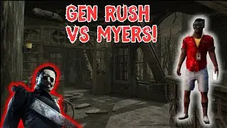 Gen Rush VS Myers! - Dead By Daylight Jonah VS The Shape Survivor Game