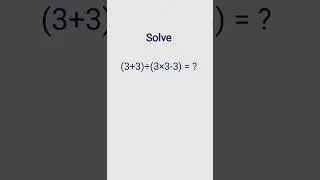 #maths #solve #mathsshorts #ytshorts #mathematics