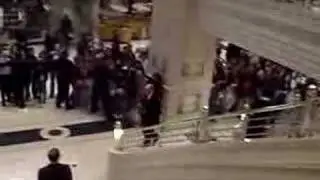 Chile crowd in hotel