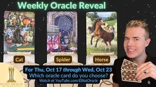 Weekly Oracle Reveal 🔮✨ | Tarot Reading for October 17 to October 23 | Elliot Oracle 🐱 🕷️ 🐴