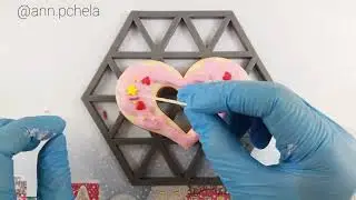 Пряник - Валентинка на День Влюбленных. Love Cookies. Cookies with icing.Valentine's day cookies.