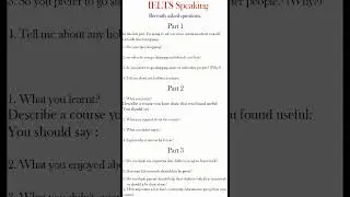 IELTS Speaking recently asked questions | IELTS new cue card | 