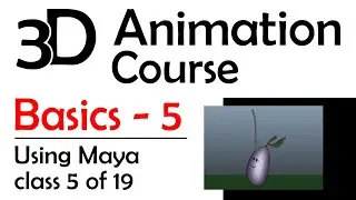 3D Maya Animation - Basics 5: Secondary Action (Free 3D Animation Course)