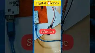 Digital clock using Arduino #miniproject #arduino #diy