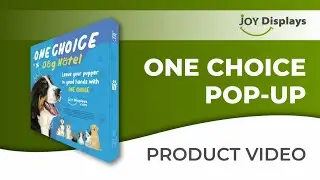 One Choice Straight Fabric Pop-Up Display - Product Display