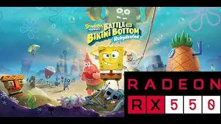 Bob Esponja: Battle for Bikini Bottom RX 550 4GB