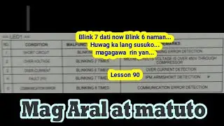 Update.. Lg Smart inverter Ref dating 7 blink.. now 6 blink naman..