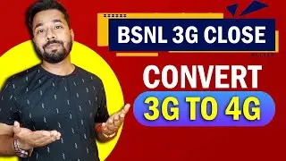 BSNL upgrade 3G to 4G !!