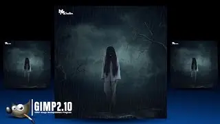 Alone In Rainy Night - GIMP Manipulation Tutorial | Photoshop editing in GIMP | Codingcreator