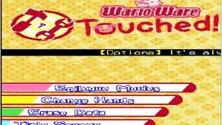 WarioWare Touched- Deleting Save Data