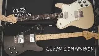Fender Telecaster Deluxe (72 Reissue vs Chris Shiflett) CLEAN Comparison