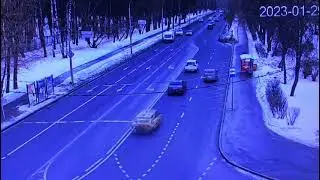 Авария  в Москве