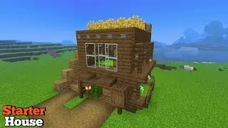 ⚒️Minecraft | How to Build a Starter House 🏠