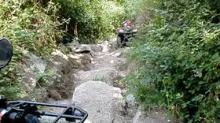 Team King's Quad - a subir trialeira na Barragem da Queimadela (parte2/2)