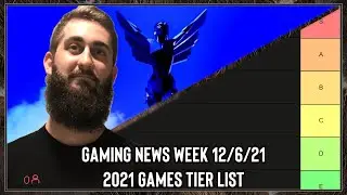 Gaming Awards Announcements and 2021 Game Tier List