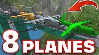 I Landed ALL Turboprop FS Planes On ONE BRIDGE | Turboprop Flight Simulator