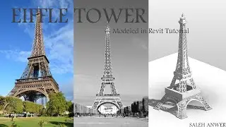 Revit Architecture || Eiffle Tower modeled in Revit Tutorial