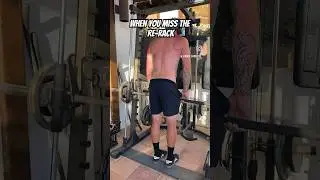 When you miss the re-rack 🤕