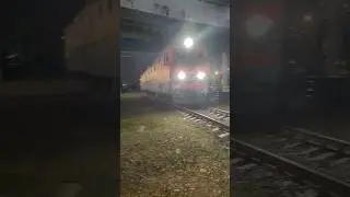 "Кинельский гость!" - 2эс6 - 1399 с грузовым поездом.