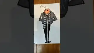 Drawing all characters from despicable me part 1