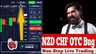 Quotex Stratrgy | NZD CHF OTC Bug | Non Stop Live Trading #deepinpublic  #quotexbug #binarytrading