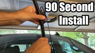 How to Replace Windshield Wiper Blades! Fast & Easy Method!