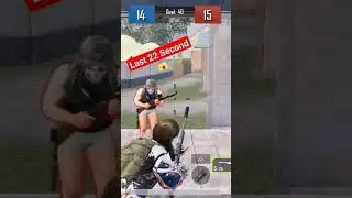 Wait for end 😱Last 22 second 🤔 koun jitega #pubgshorts #foryou #youtubeshorts