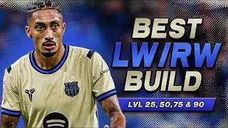 BEST WINGER (LW/RW) BUILD FOR LVL 25,50,75 & 90 | EAFC 26 Clubs