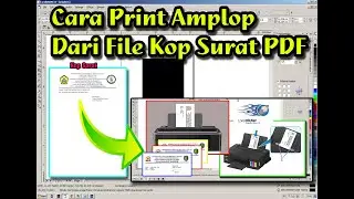 Cara Print Amplop Dari File Kop Surat PDF 