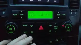 Kia Carnival 2 автоматическое включение кондиционера