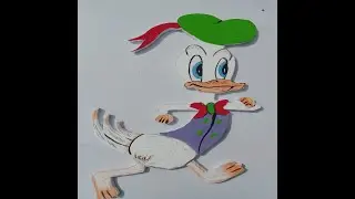 Donalduck drawing with thermocol sheet2021