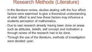 Affect in Mathematics Education - Kerrie Kelly