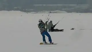 Зимний кайтинг Ижевск 2014 год