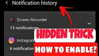 Hidden Notification History Feature In Your OnePlus Device.
