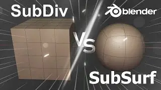 Subdivide Tool vs Subdivision Surface Modifier | Blender 3D