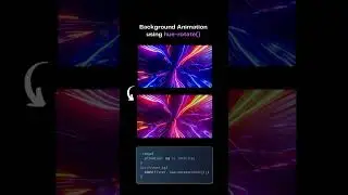 Background Animation using hue-rotate() in CSS !  