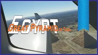Flying over Egyptian Pyramids, Flight Simulator 2020