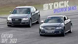 Class B Stock Spectator Drags at Oxford Motor Mayhem #3 Sept 2022