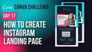 How to Create Instagram Landing Page In Canva