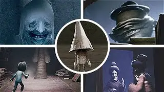 LITTLE NIGHTMARES DLC - All Bosses / Puzzles (No Deaths)