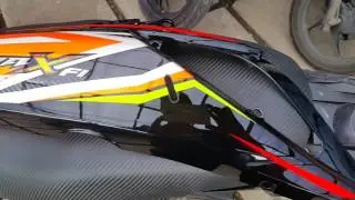 Hasil Vernish Body Motor Supra X 125 R