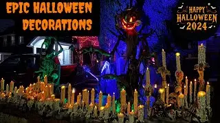 Insane Epic Halloween Outdoor Yard Display Decorations Happy Halloween 2024