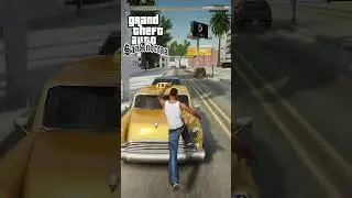 STANDING ON MOVING CAR IN GTA GAMES😍 #gta #shorts #ytshotrs #gta6graphics