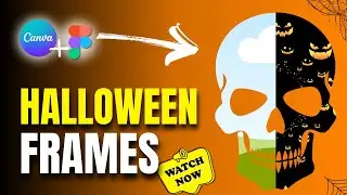 Masking in Canva: Create a Custom Skeleton Frame for Halloween with Figma
