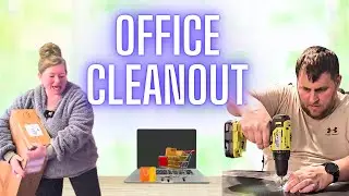 Cleaning out my husbands office 🤢🗑️