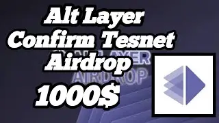 Altlayer Tesnet Airdrop ( Part 1)|Tesnet Airdrop|#airdrop #tesnet #crypto