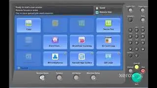Xerox® WorkCentre® 7855 Family Locating the IP Address on the UI No Audio
