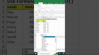 FORMULATEXT Function in excel 💯🔥 || 